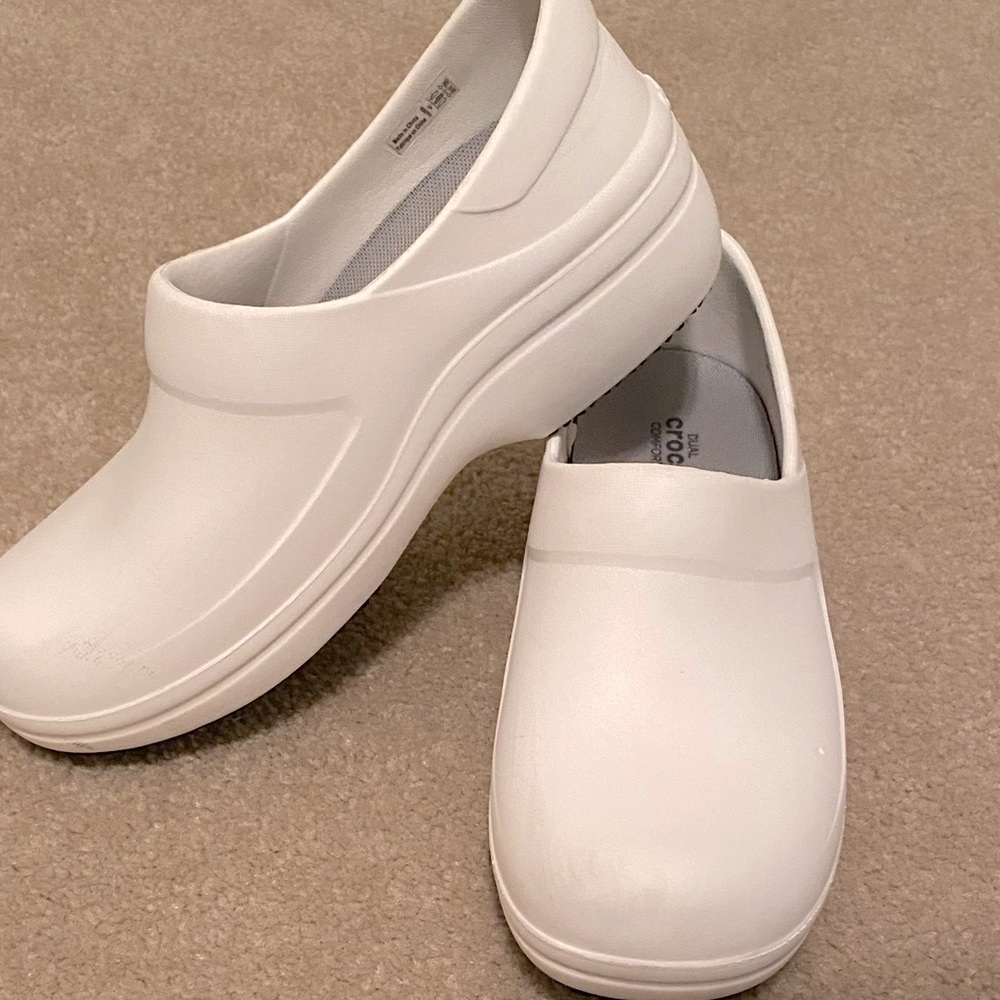 Crocs slip on nursing shoes